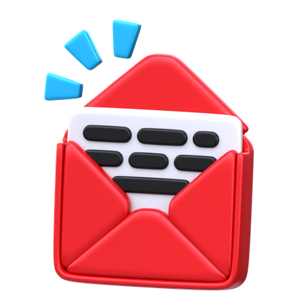 Correo  3D Icon