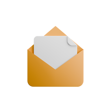 Correo  3D Icon