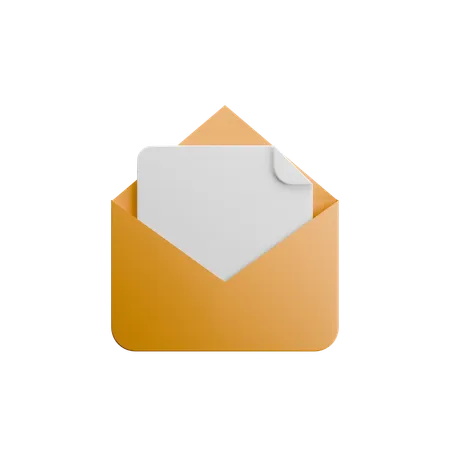 Correo  3D Icon