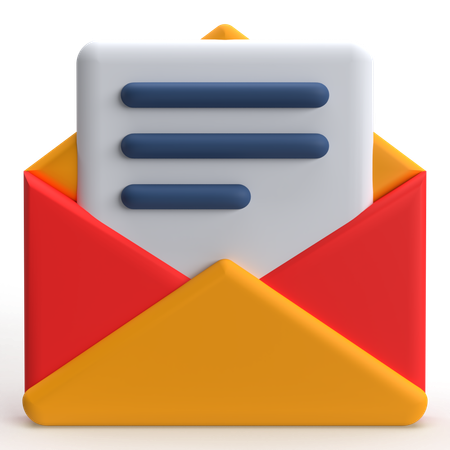 Correo  3D Icon