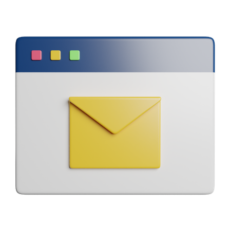 Correo  3D Icon