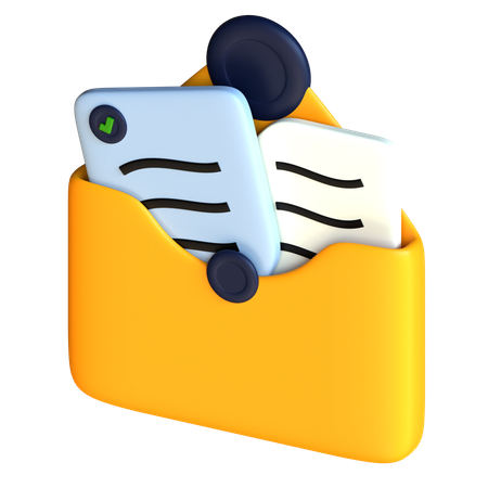 Correo  3D Icon