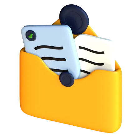 Correo  3D Icon