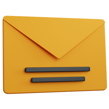 Correo  3D Icon