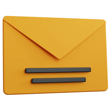 Correo  3D Icon