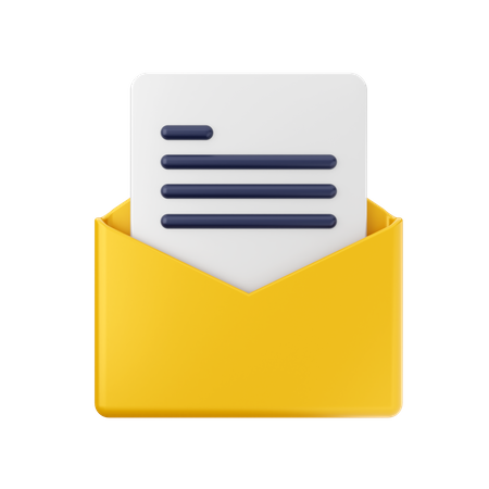 Correo  3D Icon