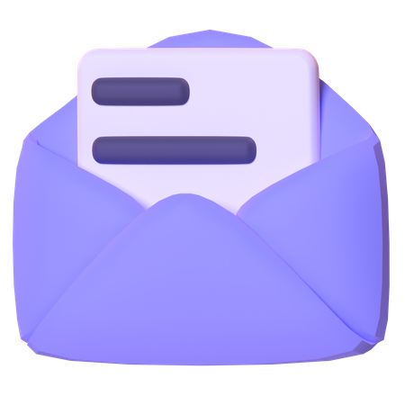 Correo  3D Icon