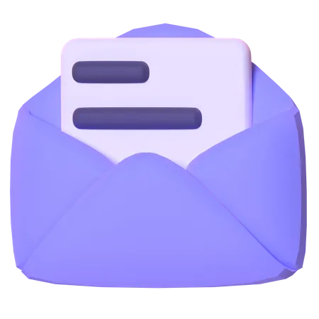 Correo  3D Icon