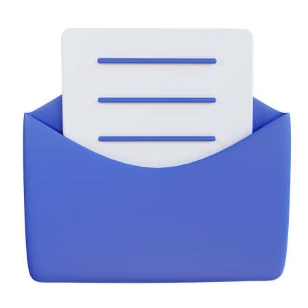 Correo  3D Icon