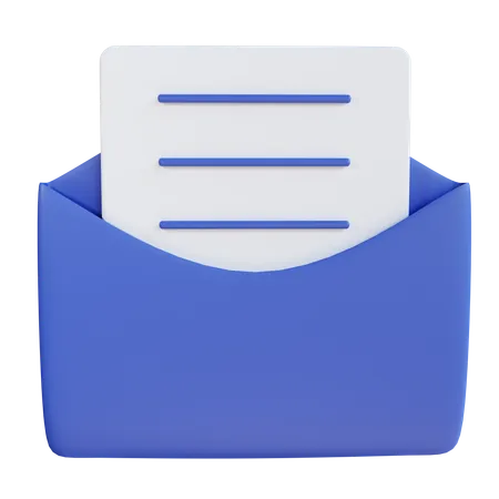 Correo  3D Icon