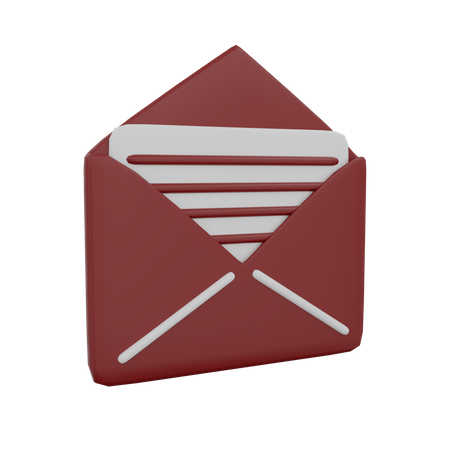 Correo  3D Icon