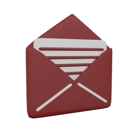 Correo  3D Icon