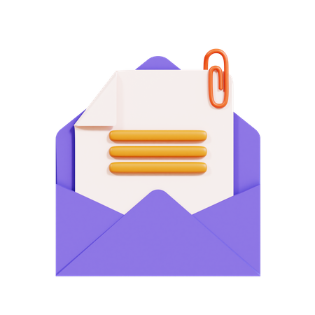 Correo  3D Icon