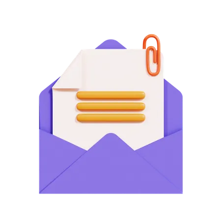 Correo  3D Icon