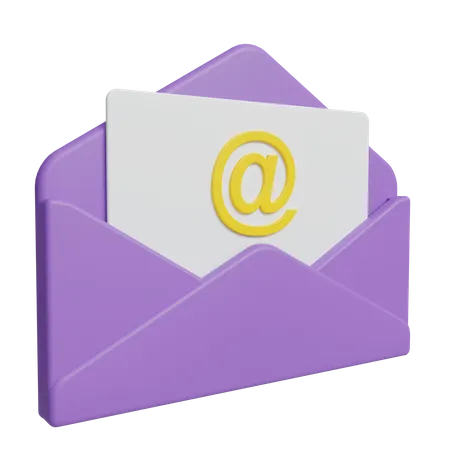 Correo  3D Icon