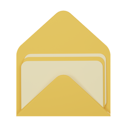 Abrir correo  3D Icon