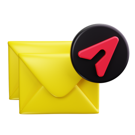 Por correo  3D Icon