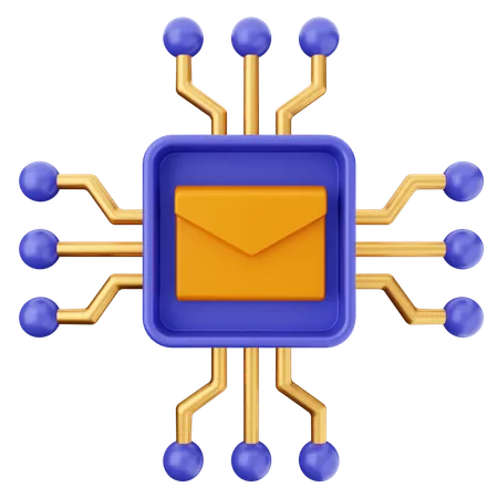 Correo ai  3D Icon