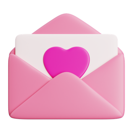 Amor por correo  3D Icon