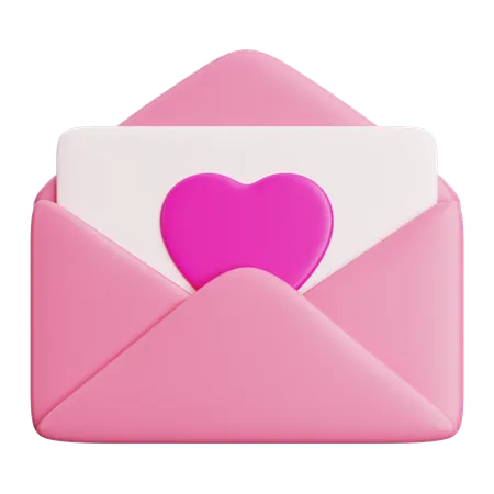 Amor por correo  3D Icon