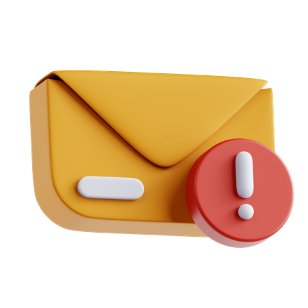 Correo basura  3D Icon