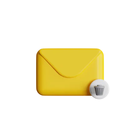 Correo basura  3D Icon