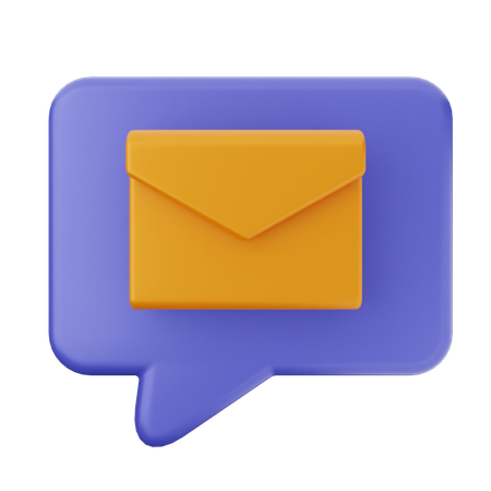 Chat de correo  3D Icon