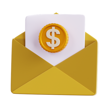 Correo comercial  3D Icon