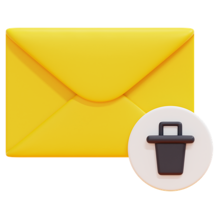 Correo basura  3D Icon