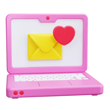 Correo de amor  3D Icon