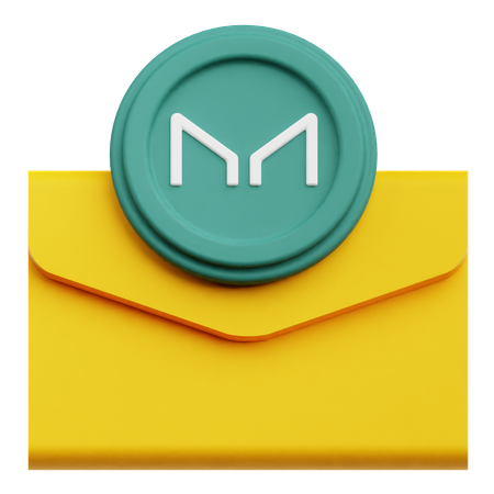 Correo de monedas del fabricante  3D Icon