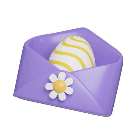 Correo de pascua  3D Icon