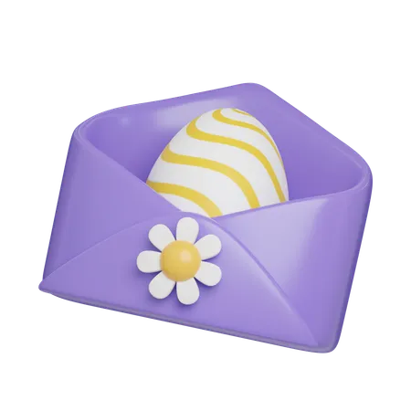 Correo de pascua  3D Icon