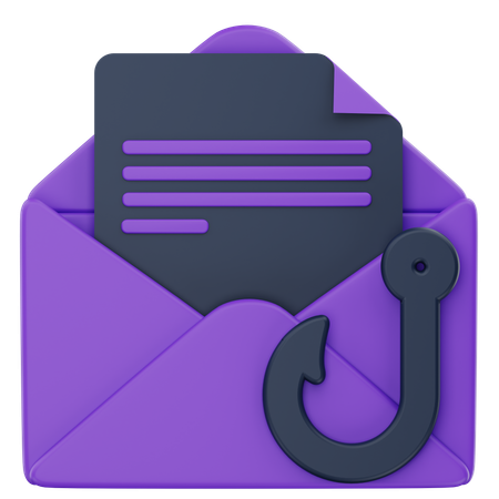 Correo de phishing  3D Icon