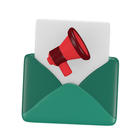Correo de propaganda  3D Icon