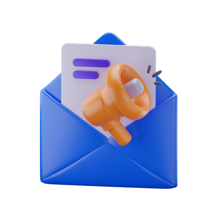 Correo de propaganda  3D Icon