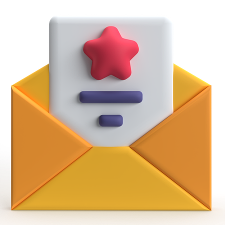 Correo de comentarios  3D Icon