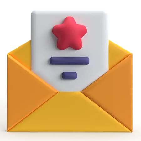 Correo de comentarios  3D Icon