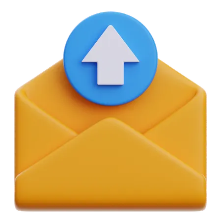 Carga de correo electrónico  3D Icon