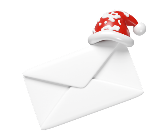 Correo electrónico de navidad  3D Icon