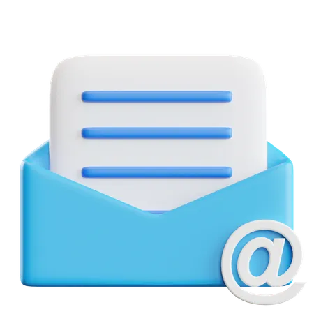 Correo electrónico  3D Icon