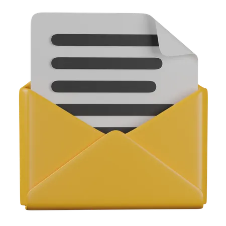 Correo electrónico  3D Icon