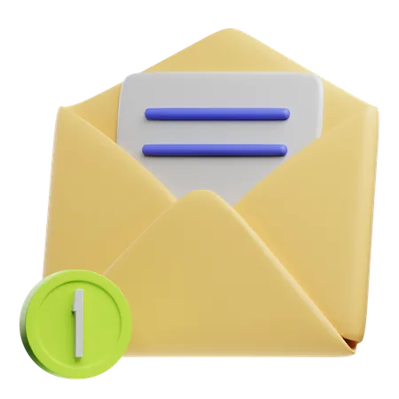 Correo electrónico  3D Icon