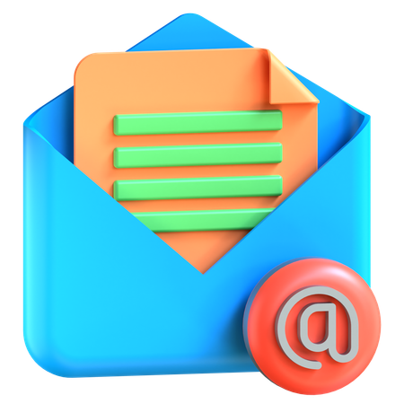 Correo electrónico  3D Icon