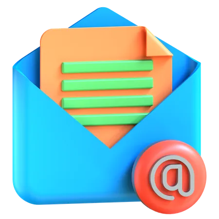 Correo electrónico  3D Icon