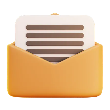 Correo electrónico  3D Icon