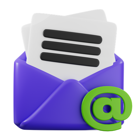 Correo electrónico  3D Icon