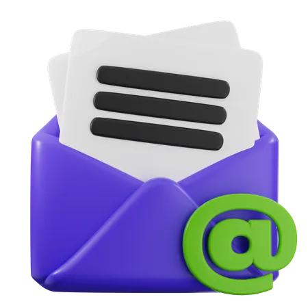 Correo electrónico  3D Icon