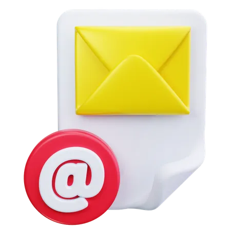 Correo electrónico  3D Icon