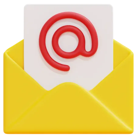 Correo electrónico  3D Icon